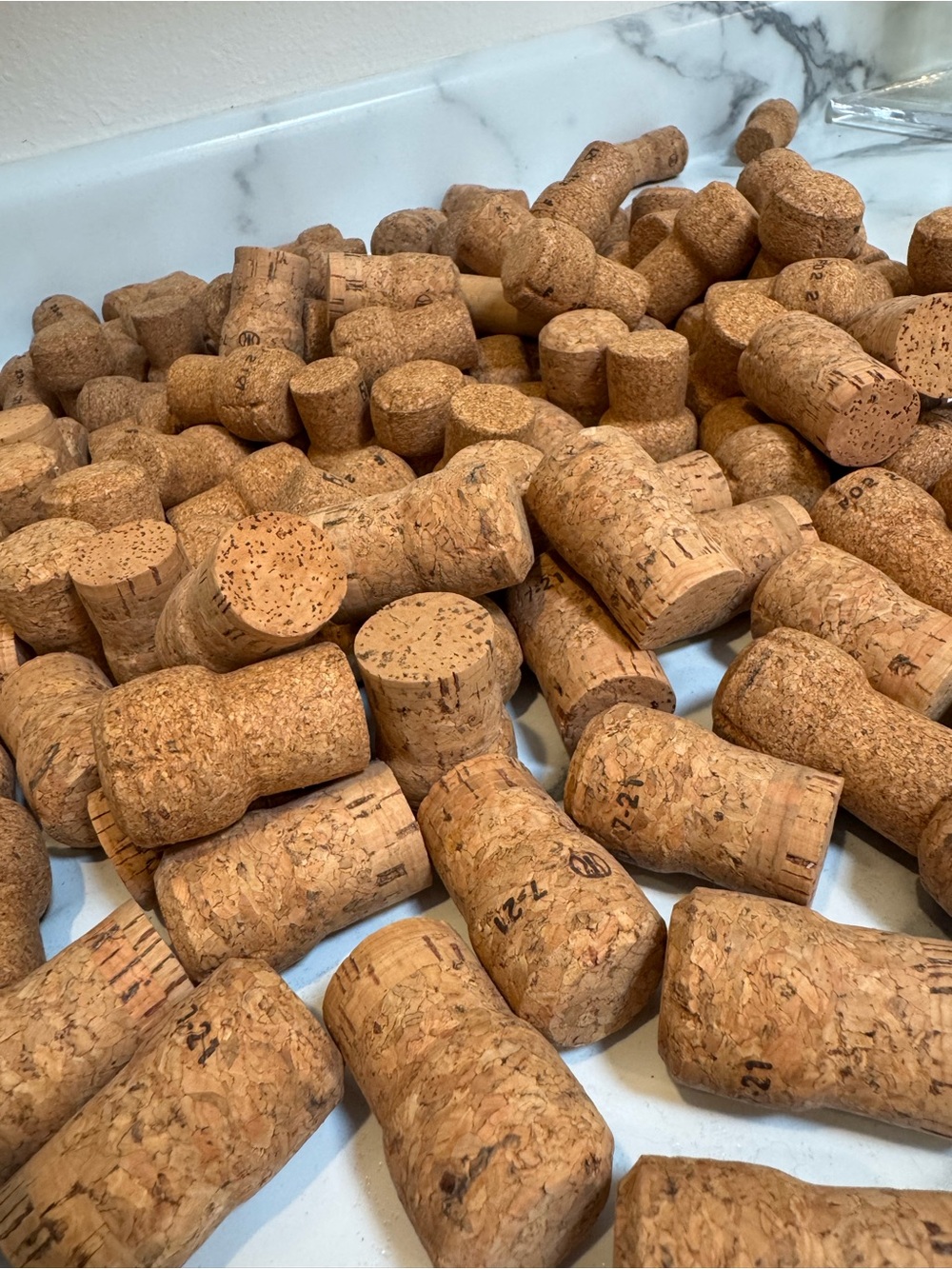 Bulk Natural Cork Champagne Stoppers - Lot